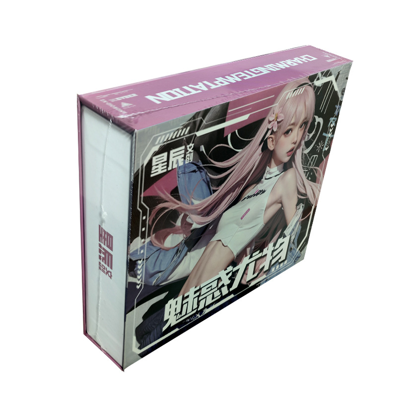 Little Frog Goddess Story 5 yuanes Pack 8 pop-up Tarjeta de cara roja pretty Girl Card anime juego periférico caja ciega