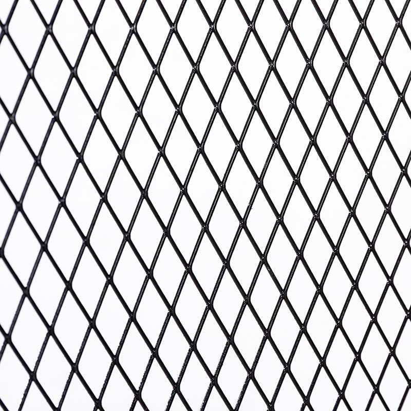 科赛金属钢板网定制小孔菱形镀锌板网微孔彩镀机械通风菱型防滑网|ru