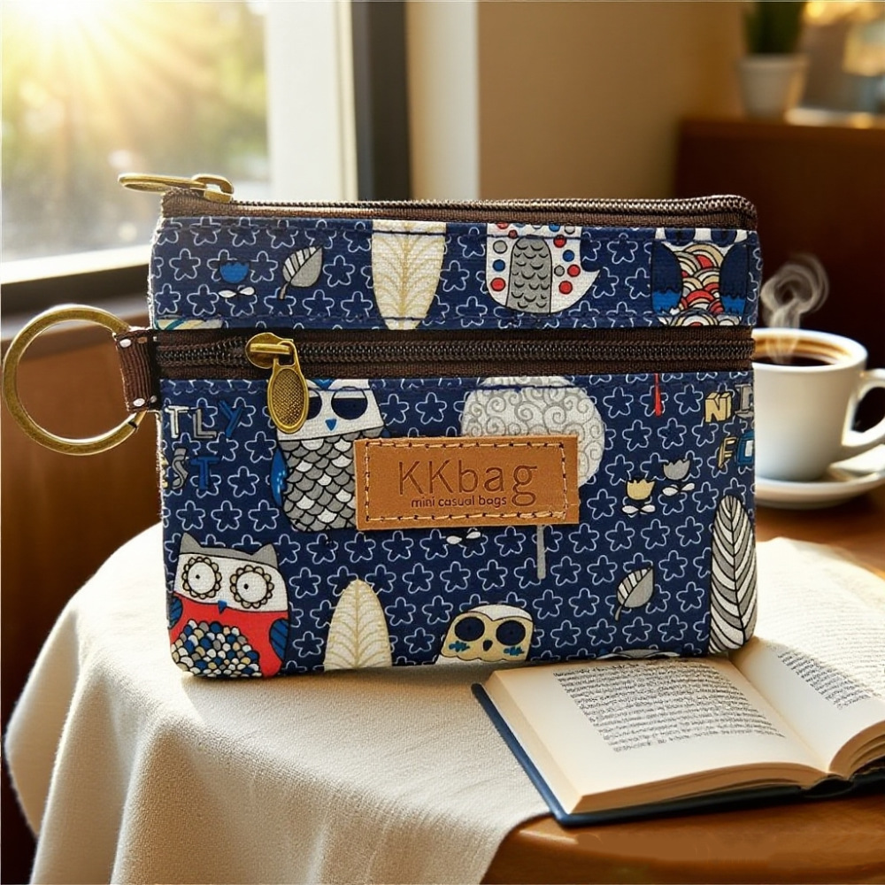 Coin Purse Owl-Blue