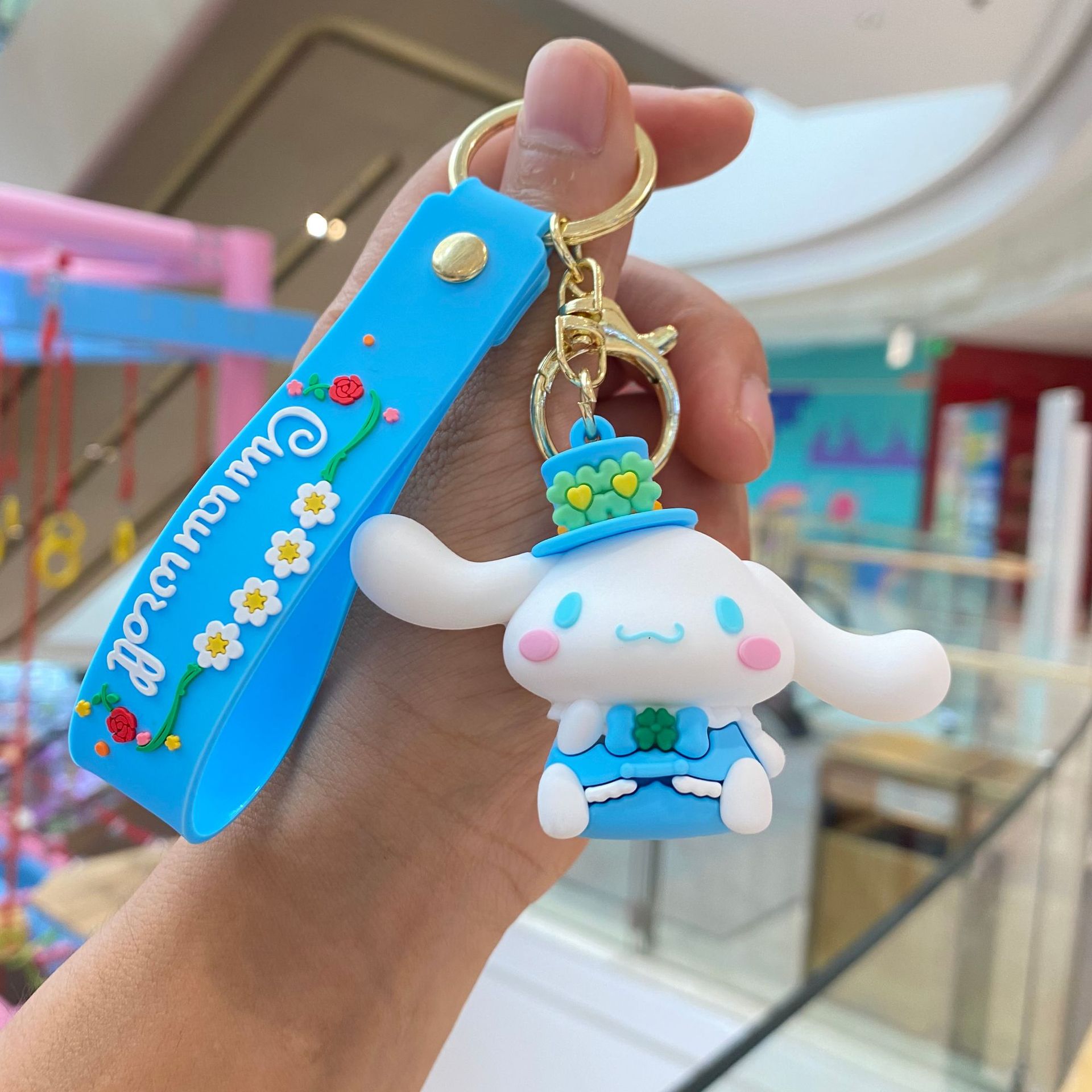 Temporada de flores Sanrio serie llavero muñeca coolomi Melody mochila colgante bebé captura máquina pequeño regalo al por mayor