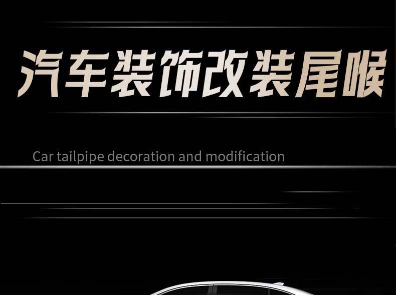 Suitable for Bmw 5 Series 520Li523Li | 535Li | 528Li | 325Li | X1X3 Modified Exhaust Pipe Tailpipe