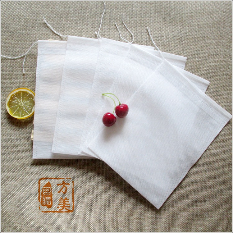 20*25cm Non-woven fabric drawstring herbal medicine bag filter bag tea bag seasoning packet disposable