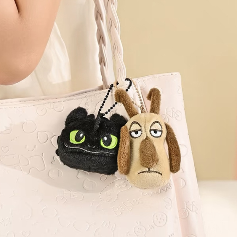 ユニバーサルスタジオ正規品 ヒックとドラゴンズ フリードッグぬいぐるみペンダント ナイトフェイア人形ペンダント オーナメント枕周辺機器|undefined