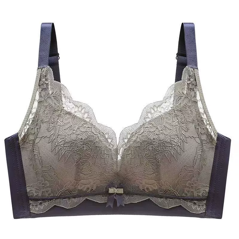 Underwear, latex supporting lace wireless bra