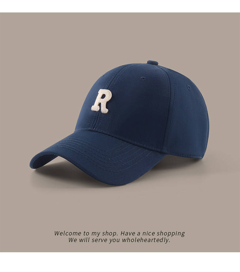 Fabrik-Direktversand Baseballkappe mit Buchstaben-Stickerei, großer Kopfumfang, Unisex, breite Krempe, lässige Ente-Schirmmütze, universell einsetzbar, Sonnenschutzmütze