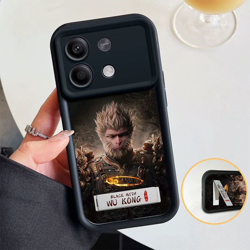 Подходящая для Xiaomi pocoX6 Redmi 12 всесезонная чехол для мобильного телефона черный Гоку аниме Ника Лифи 9A