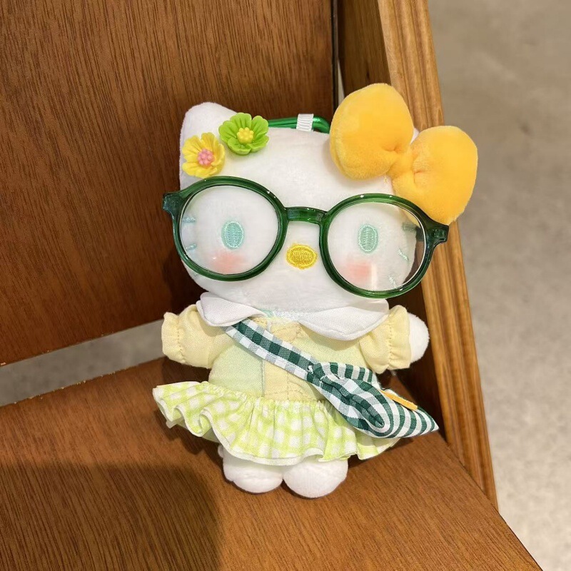 正版HelloKitty毛绒钥匙扣多姿多彩可爱百变穿搭猫猫玩偶包包挂件|undefined