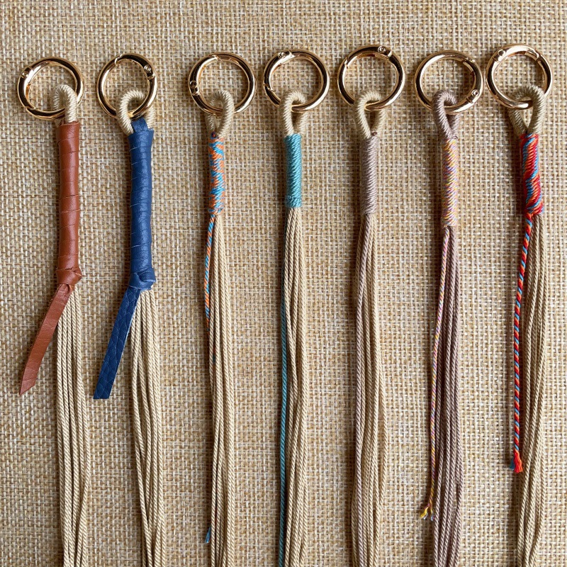 文淇满愿种子风铃串珠包挂编绳DIY材料包半成品手工编织拉环线圈