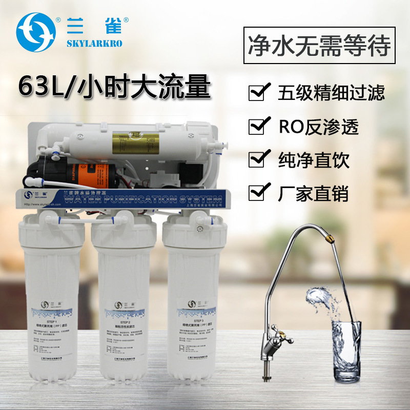 Lanque ro reverse osmosis water purifier household kitchen water purifier direct drinking 400G5 grade ro membrane filtration water purifier