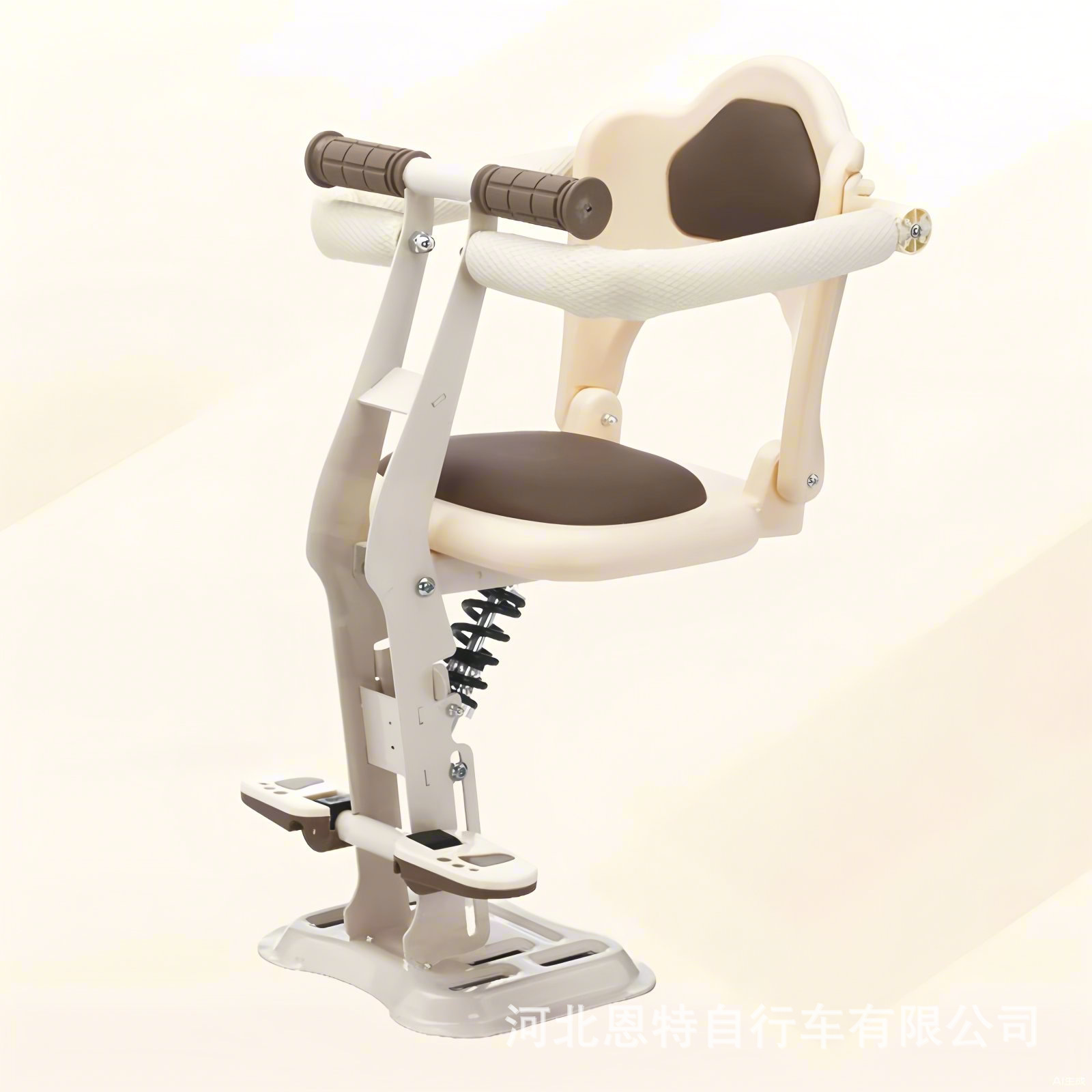 Yadi Electric Vehicle Child Seat Front-Mounted Baby Safety Seat Foldable (Electric car child seat) - beige-foldable-193-greater-than-32cm-available
