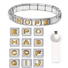 ���P��g��Ӣ������ĸDIY�����ģ�K���Italian charm bracelet