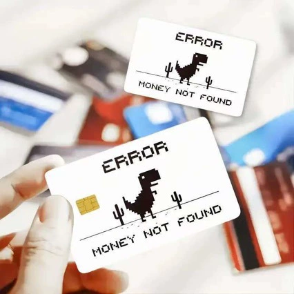 Creative funny dinosaur, badge, waterproof protective sticker, (Cross-border trading), bank card