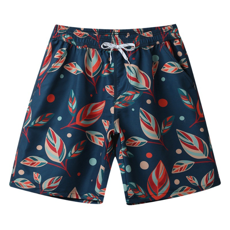 Pantalones de playa para hombres traje suelto de secado rápido pantalones cortos grandes vacaciones junto al mar de pareja natación agua pantalones cortos de aguas termales
