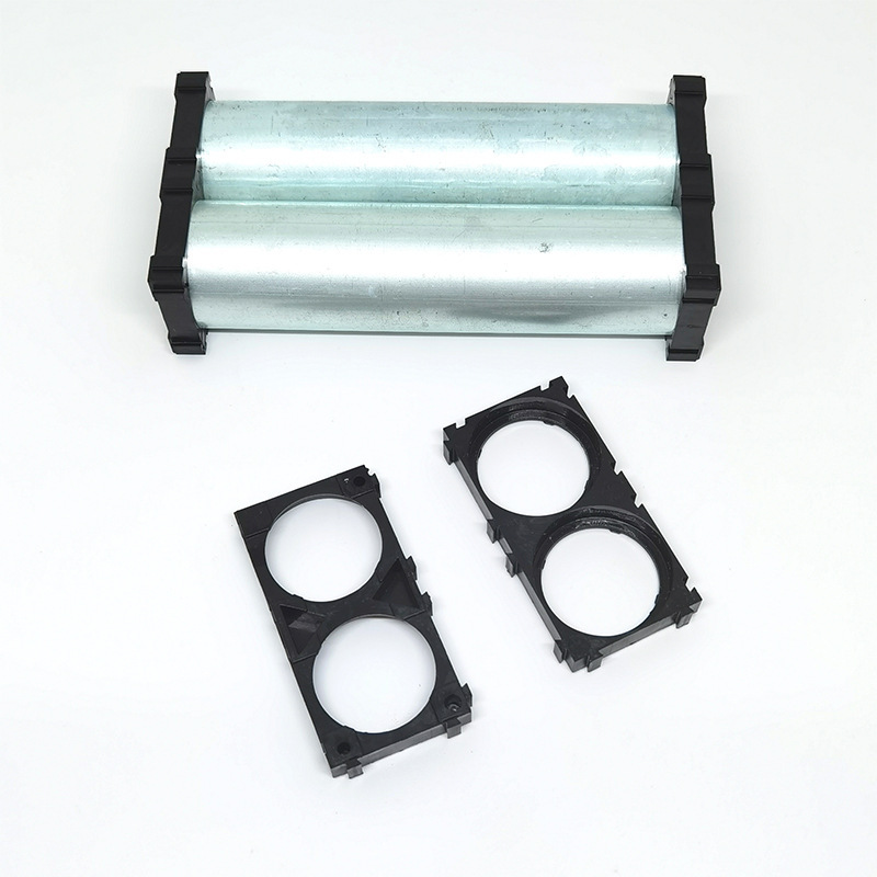 33140支架2联可任意拼接锂电池支架孔距34.5mm孔径33.5mm阻燃材质