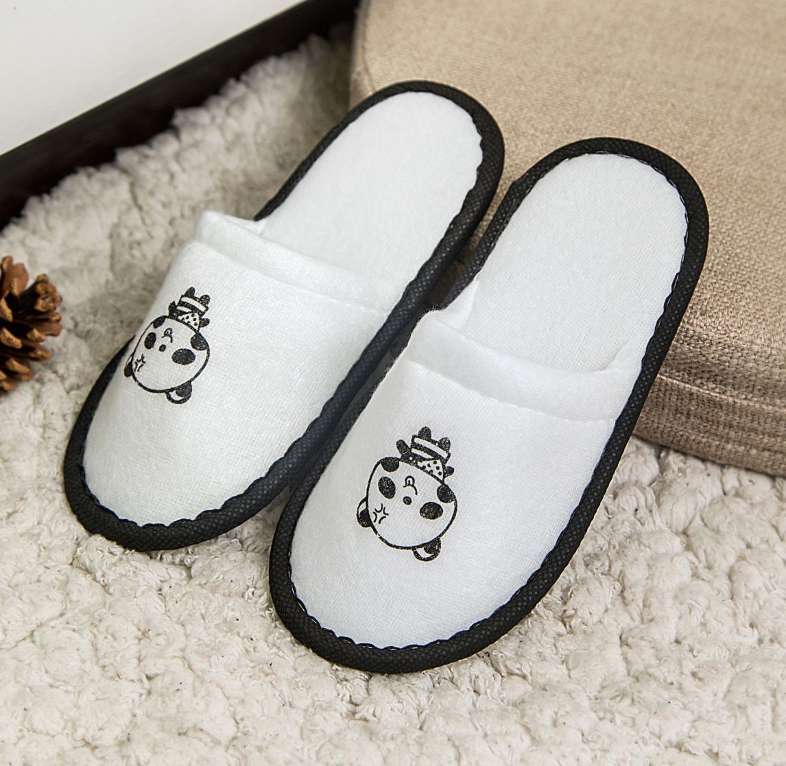 [No. 050] Children's Plush Panda Style (Black Border)