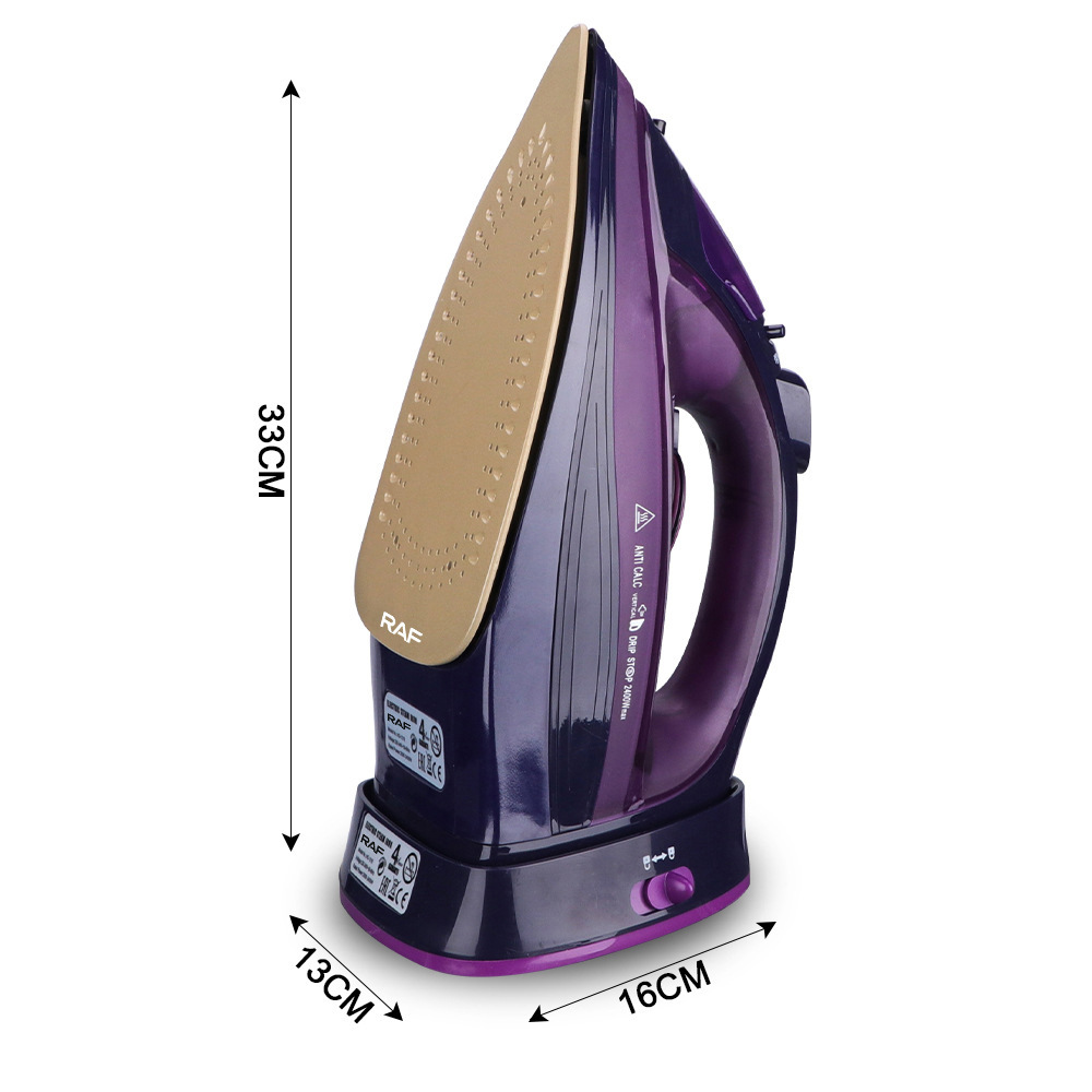 Estándar europeo transfronterizo hierro eléctrico doméstico tipo inalámbrico de mano hierro eléctrico de vapor con cable máquina de planchar ropa desmontable
