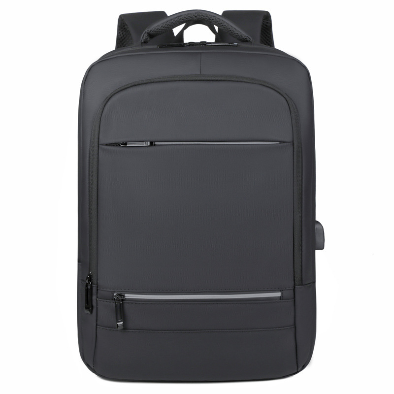 Mochila recargable USB de negocios para hombres transfronterizos Bolso de computadora multifuncional de viaje de ocio de gran capacidad al por mayor