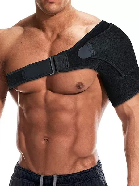 Cross-border fitness for men and women adjustable shoulder compression shoulder strap sports breathable protective support belt warm shoulder pad