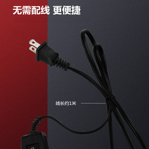 110V flat plug American standard color hot air gun heat shrinkable soft clay rubber stamp convex powder DIY tool hand hair dryer