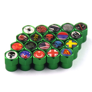 Car aluminum alloy mini valve cap anti-theft tire cap decorative valve cover modification car accessories