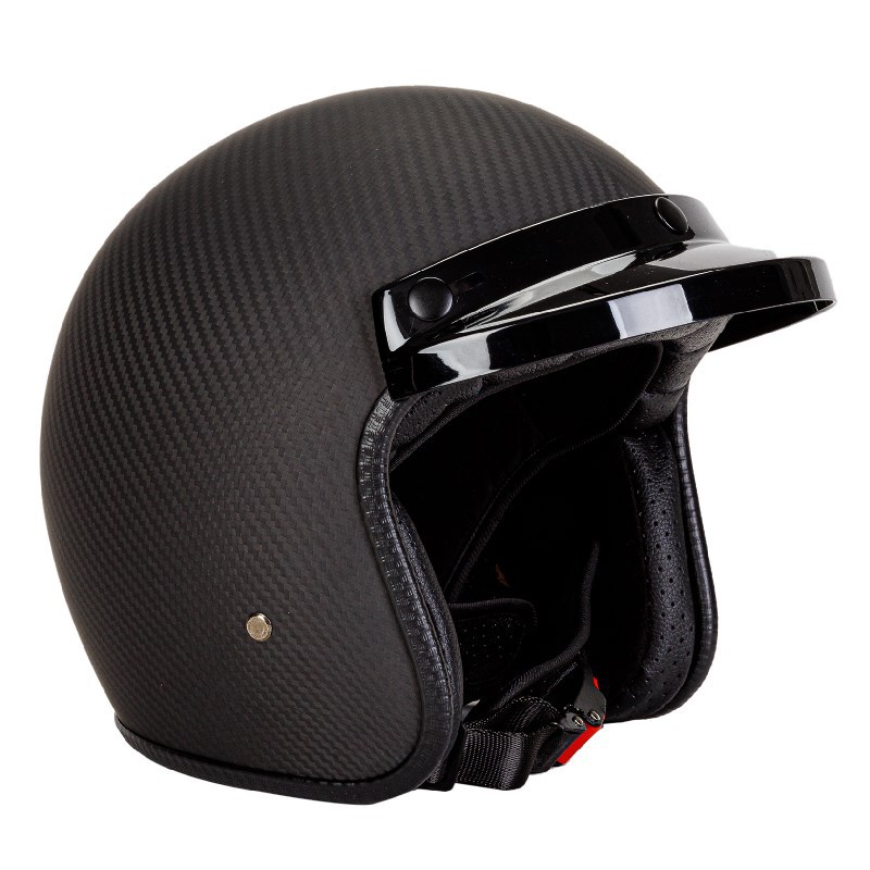 Kask z czystego włókna węglowego wykonany ręcznie Kask z włókna węglowego_voghion.com