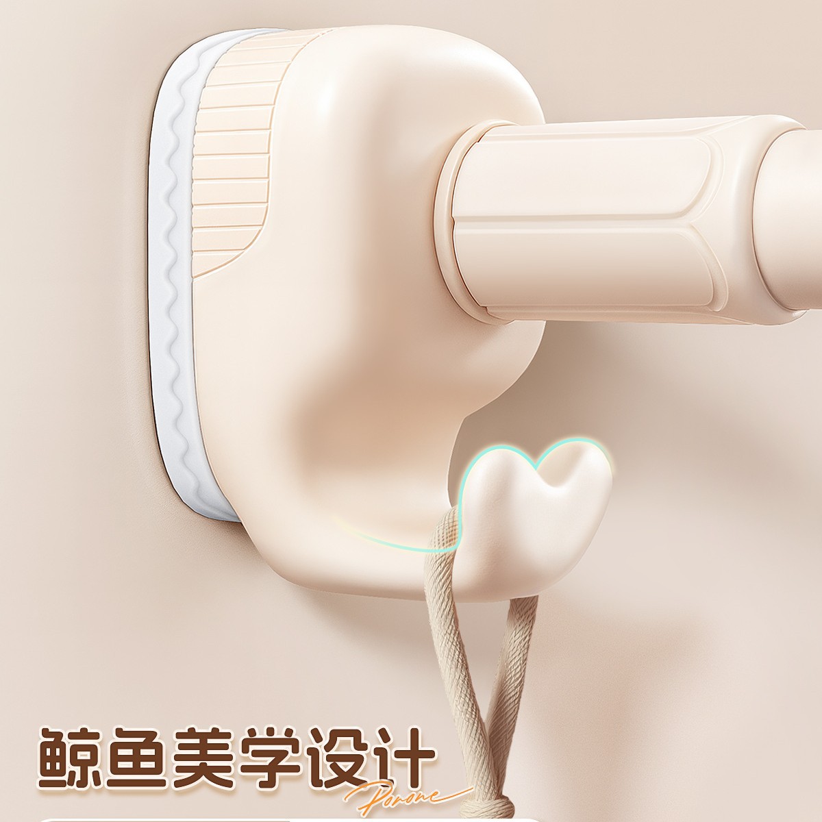 No-Drill Retractable Clothes Drying Rod for Balcony Storage, Fixed Clothes Rack, Curtain Rod, Wardrobe, Bathroom Support Rod