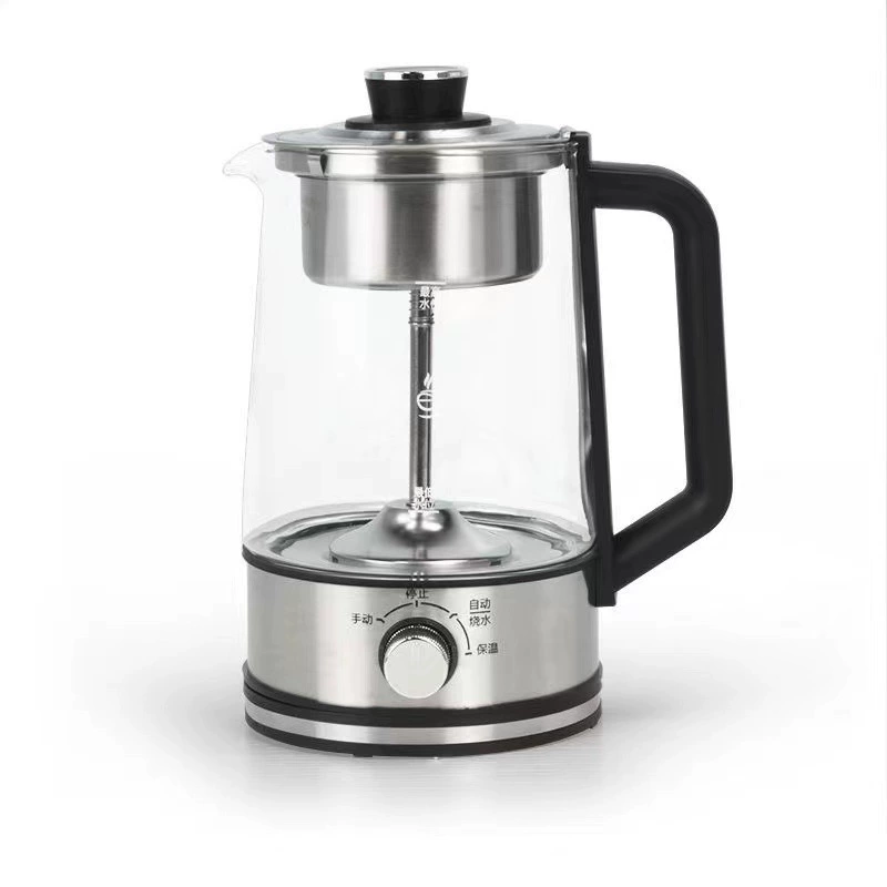 New tea brewer tea boiler spray electric tea stove glass small black tea boiler teapot steam brewing teapot household use