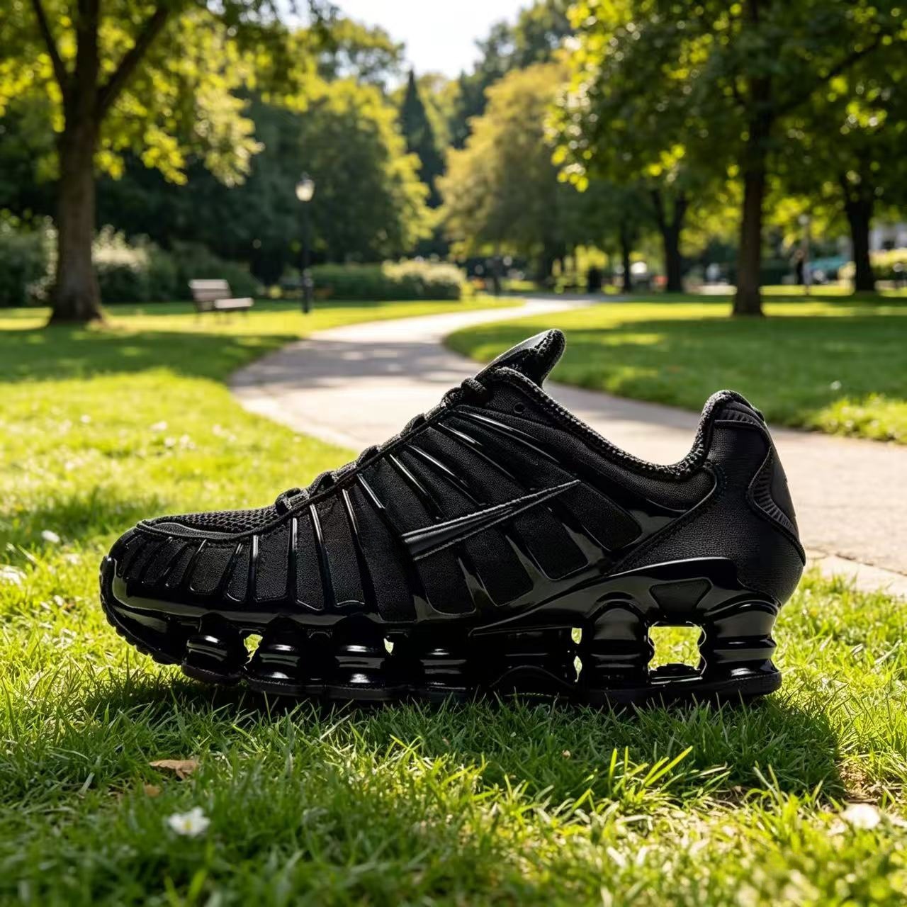 Putian Shoes Cross-Border Foreign Trade Shox Tl13 Air-Cushioned Casual Running Shoes Shock-Absorbing Men's and Women's Shoes Large Size Sports Shoes