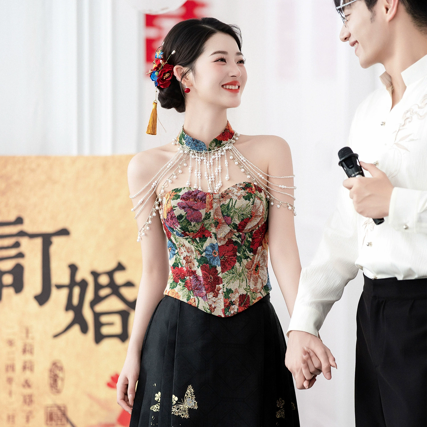 Свадебное платье 2025 года для невесты, новое, в стиле шинуазри, национальный стиль, улучшенная версия династии Хань, для невысоких невест, платье для помолвки для женщин.