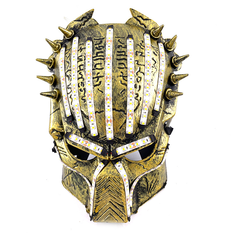 #207 12V-LED铁血战士面具-暖白色