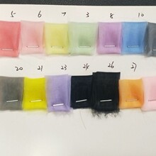 加密纱 36*45玻璃纱 锦涤连衣裙舞台服面料 欧根纱 绣花面料