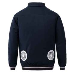 Cotton summer cooling air-conditioning clothing men's refrigeration clothing with fan welding site heatstroke protection labor protection work clothes