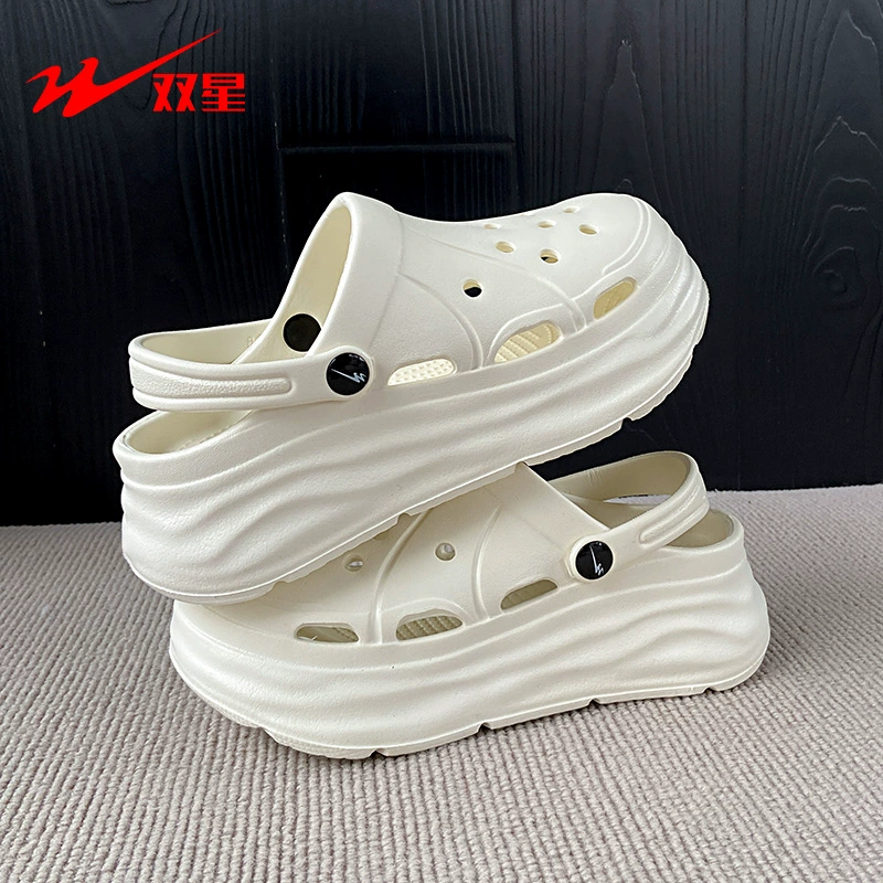 Double Star 1602 женские туфли с эффектом подъёма 2025, новая внешняя обувь на подобие Crocs