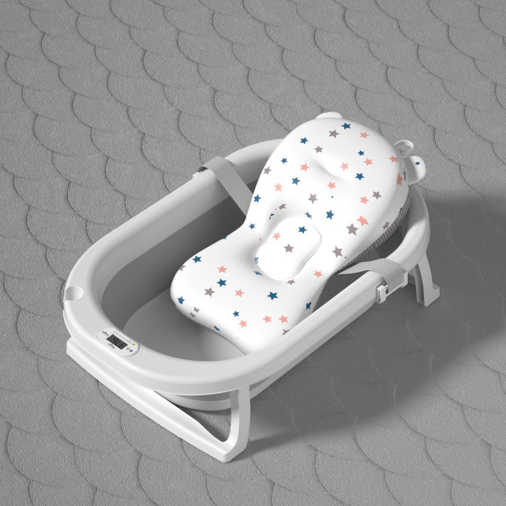 Bañera Plegable para Bebé de Plástico Sensible a la Temperatura para Recién Nacidos