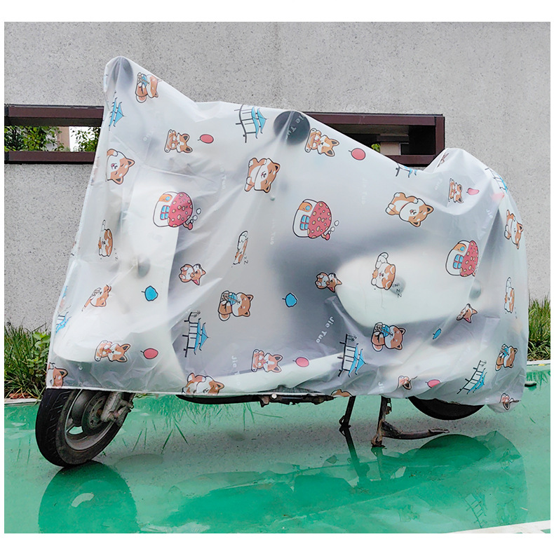 Battery car rainproof car cover universal transparent electric car raincoat car cover dustproof Four Seasons universal rain cover wholesale