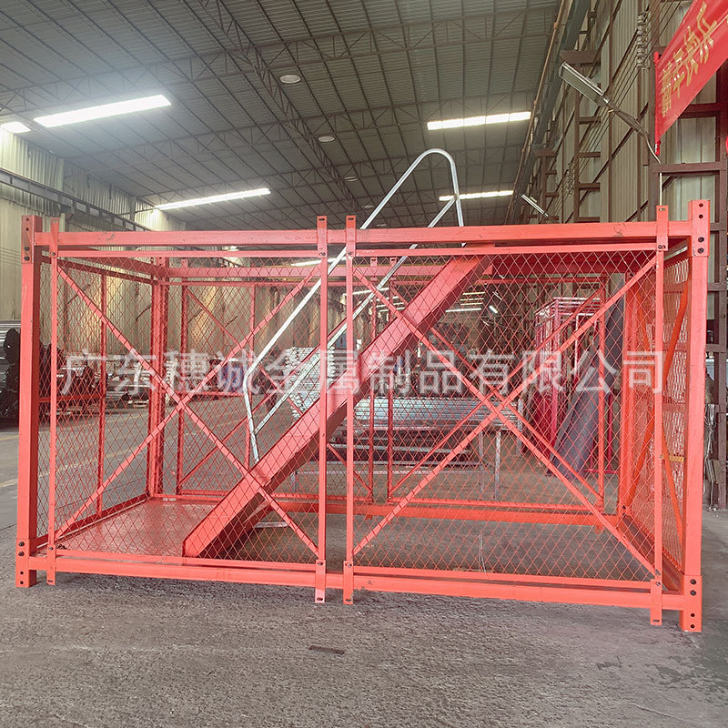 建筑工地重型安全梯笼组合箱式梯笼爬梯深圳厂家工程梯笼现货供应