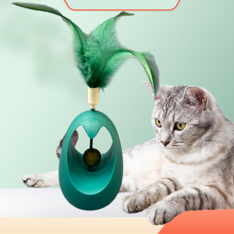 Juguete Tumbler de Menta para Gatos, Interactivo, Relajante, para Interior