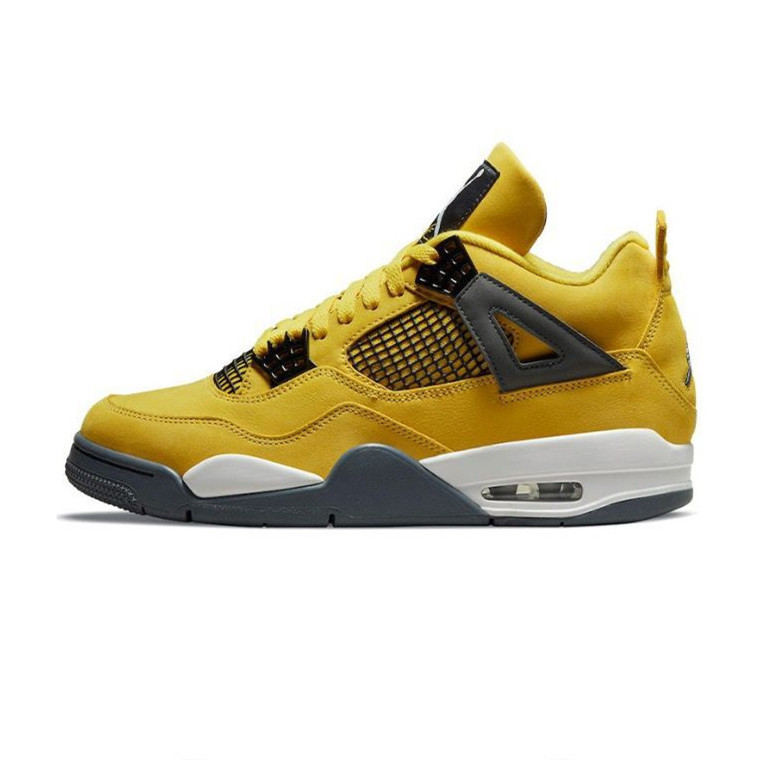 aj4 ホワイトセメントバスケットボールシューズトレンディなレトロな絶妙なディテールミッドトップホワイトグレー紳士靴第一層牛革レトロな女性の靴|undefined