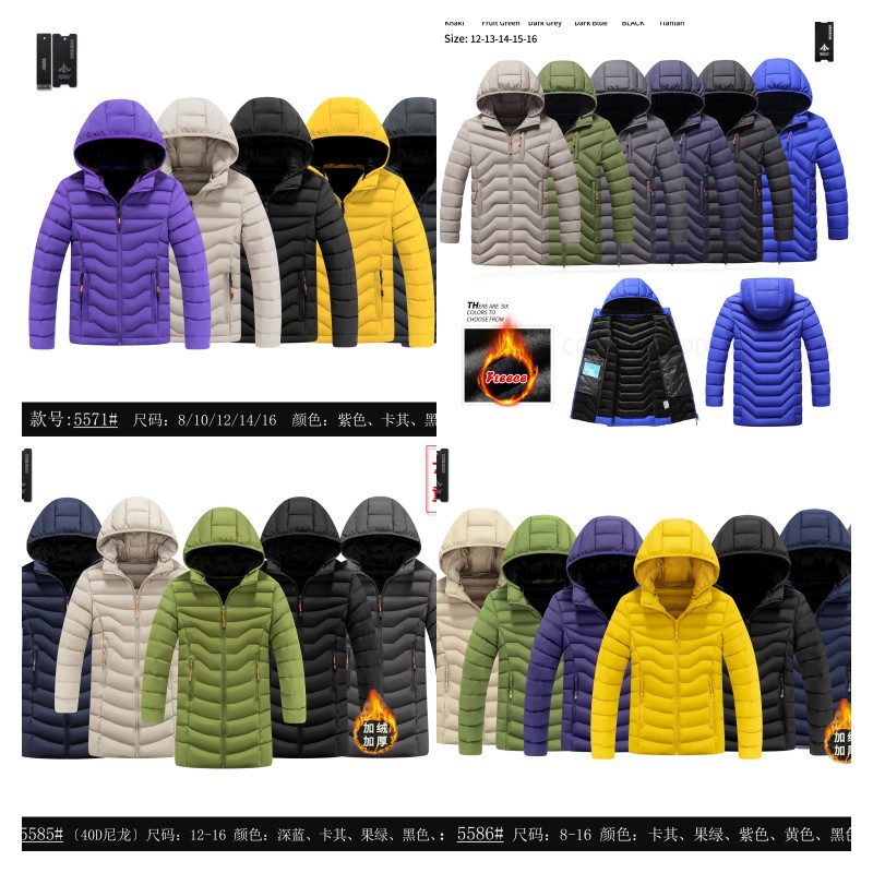 Ropa de algodón de niños comercio exterior para ropa de algodón de niños y niñas'