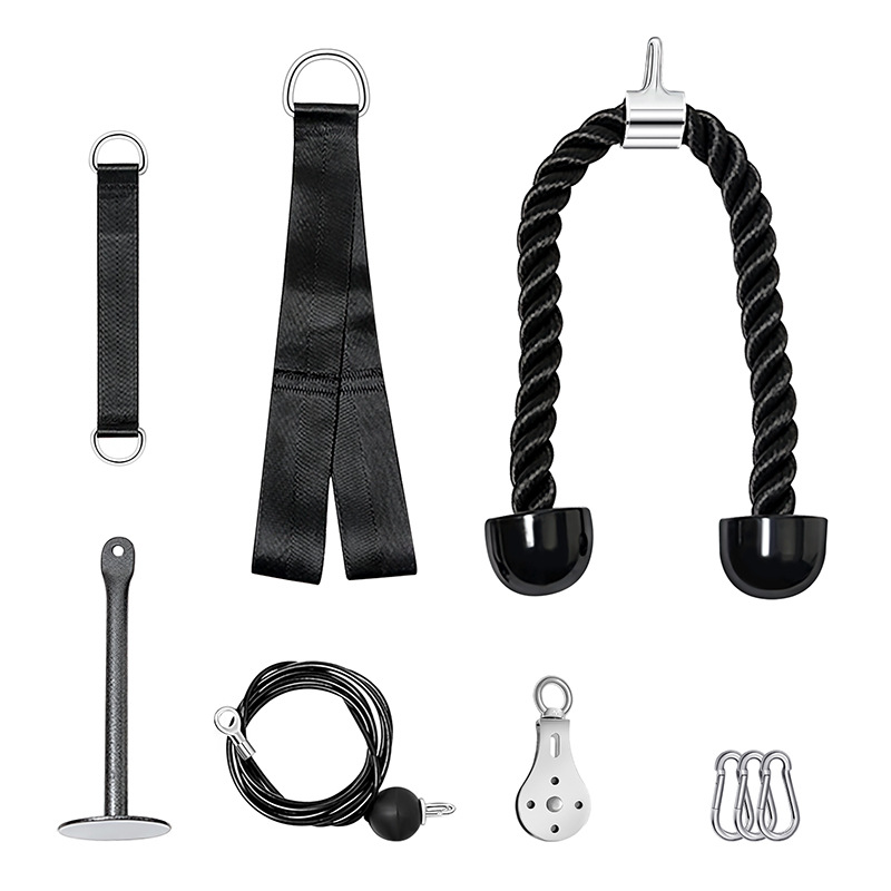Tríceps brachii entrenador cuerda alta pull-down polea pórtico hogar barra horizontal equipo de la aptitud