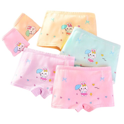 Children's underwear female summer girls boxer shorts baby girl medium and large children's safety pants cotton girls underwear wholesale