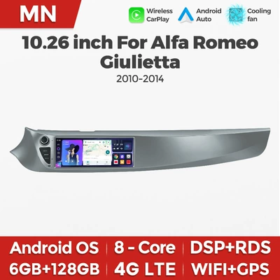 For 10.26" Alfa Romeo Giulietta 2010-201 Alfa Romeo Android Navigation