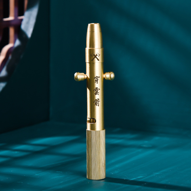 Brass Cloud-Piercing Arrow Axe Tiktok Kuaishou Handicraft Bird Repellent Launcher Street Stall Supply Signal Gun Brass Cloud-Piercing Arrow Axe Tiktok Kuaishou Handicraft Bird Repellent Launcher Street Stall Supply Signal Gun