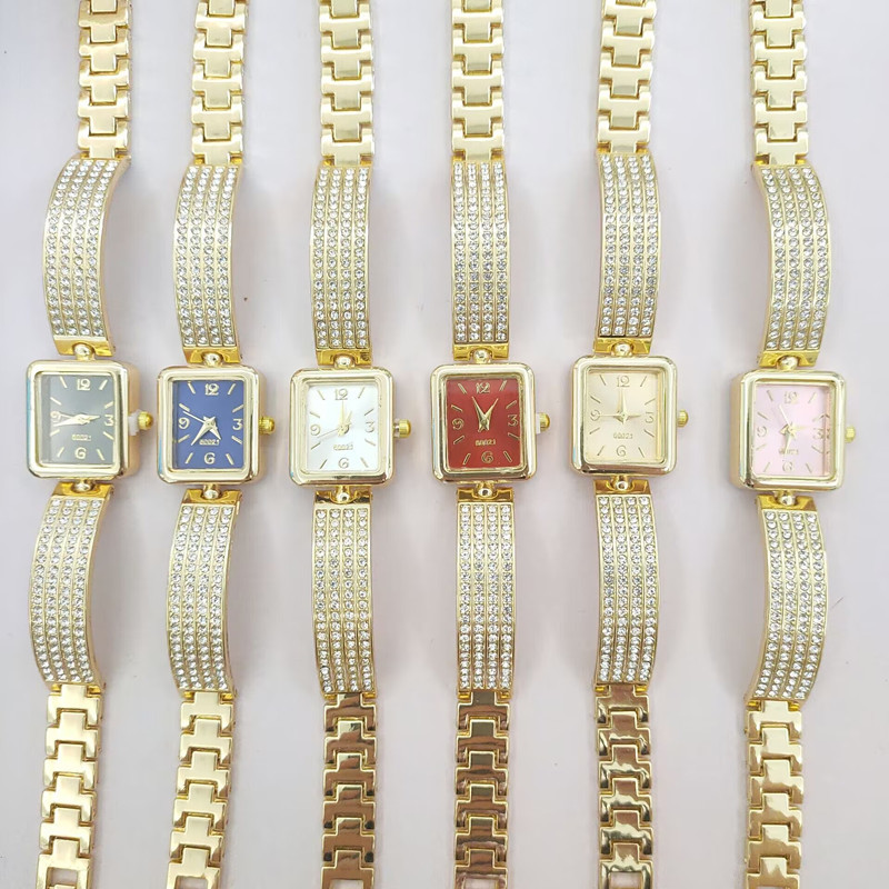 Cross-border hot hot fashion full diamond temperament luxury ladies watch antique women's quartz watch manufacturers wholesale