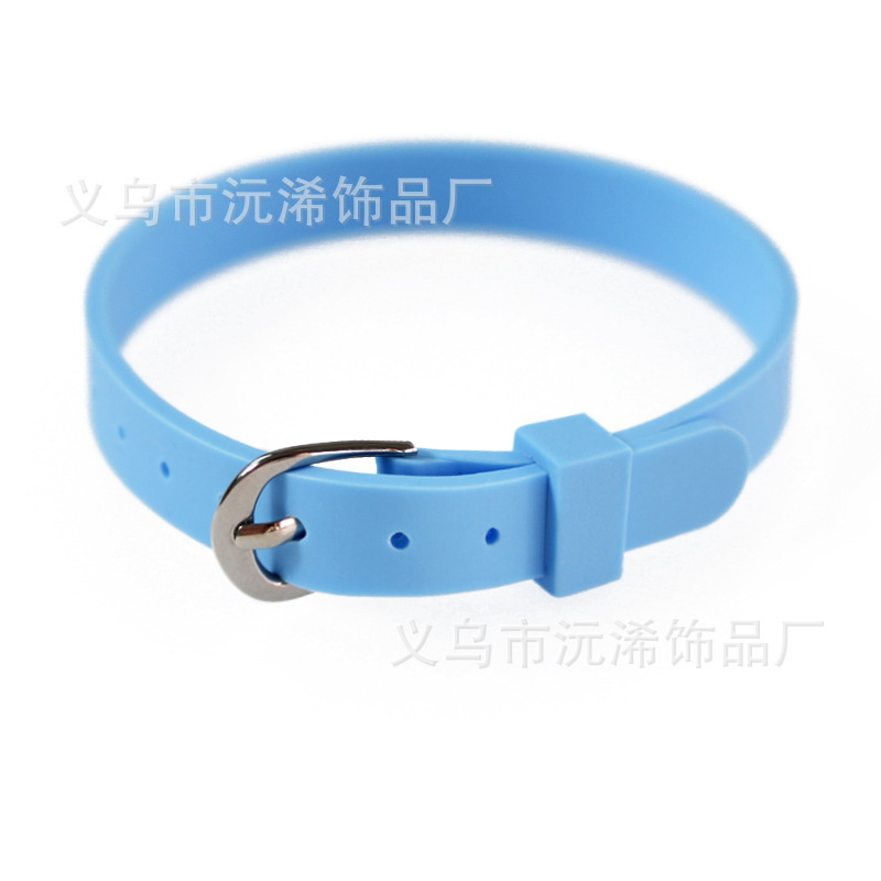 8mmシリコン手首バンドdiy個性的な手ベルトカップルの手環バンドは8mmの穴径アクセサリーの部品を着用するのに適しています。