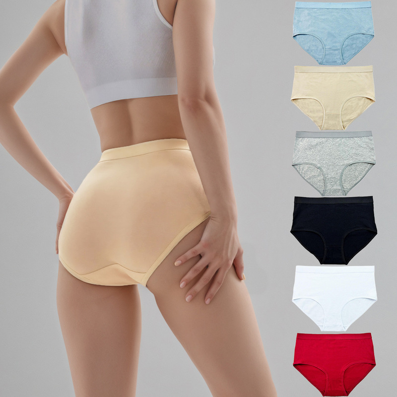 New Style Pure Cotton High-Waisted Underwear for Women, Tummy Control, Butt-Lifting, High-Waisted Pants, Solid Color, Full Cotton Crotch, Plus Size, Pure Cotton Women's Underwear New Style Pure Cotton High-Waisted Underwear for Women, Tummy Control, Butt-Lifting, High-Waisted Pants, Solid Color, Full Cotton Crotch, Plus Size, Pure Cotton Women's Underwear