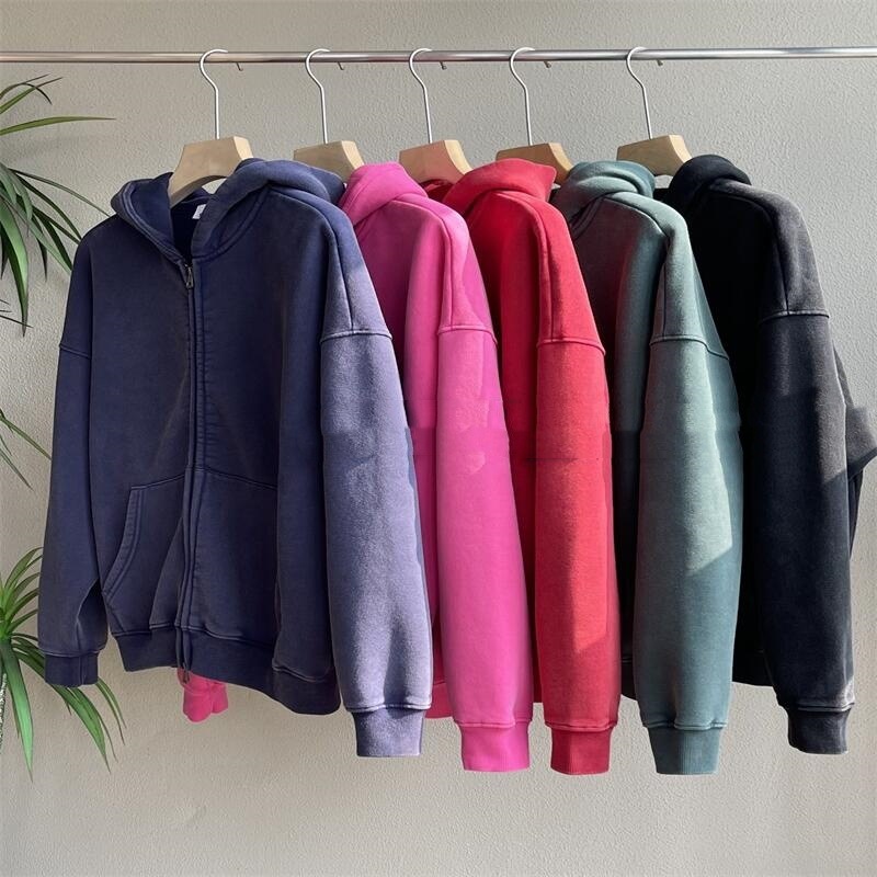 24SS invierno velvet brazalete chaqueta otoño invierno más vello nuevo chaqueta deportiva con cremallera encapuchada