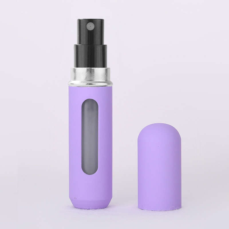 5ml de llenado inferior perfume sub-botella presionando botella de spray portátil de viaje sub-botella de líquido sub-contenedor botella cosmética