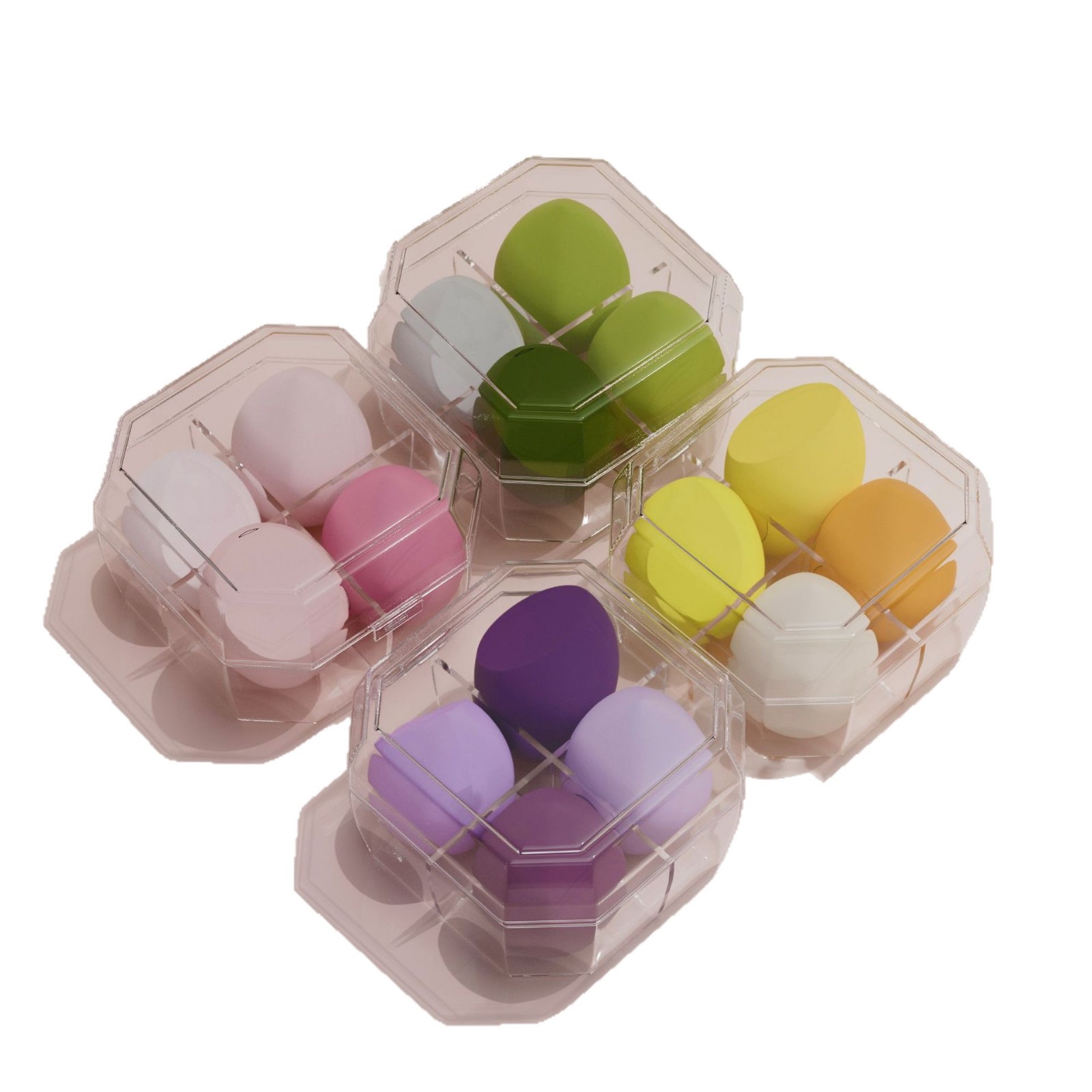 Beauty Sponge Gourd-Shaped Puff Water Drop-Shaped Puff Makeup Sponge Cushion Sponge Puff Manufacturer with Logo Printing