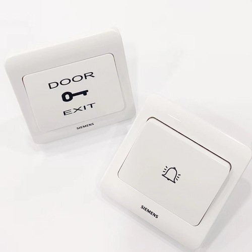 [Official] Siemens switch socket access control switch doorbell switch exit button self-reset button